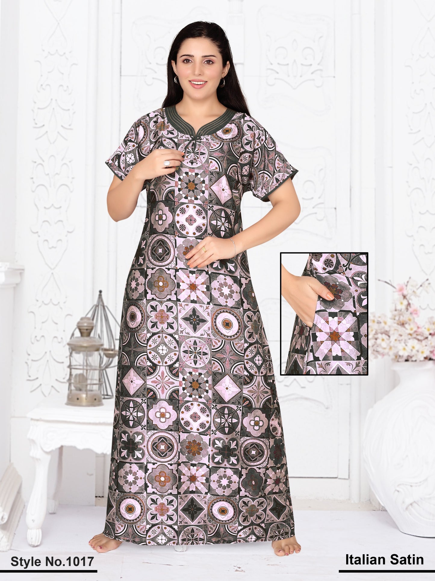 Satin Silk Nighty